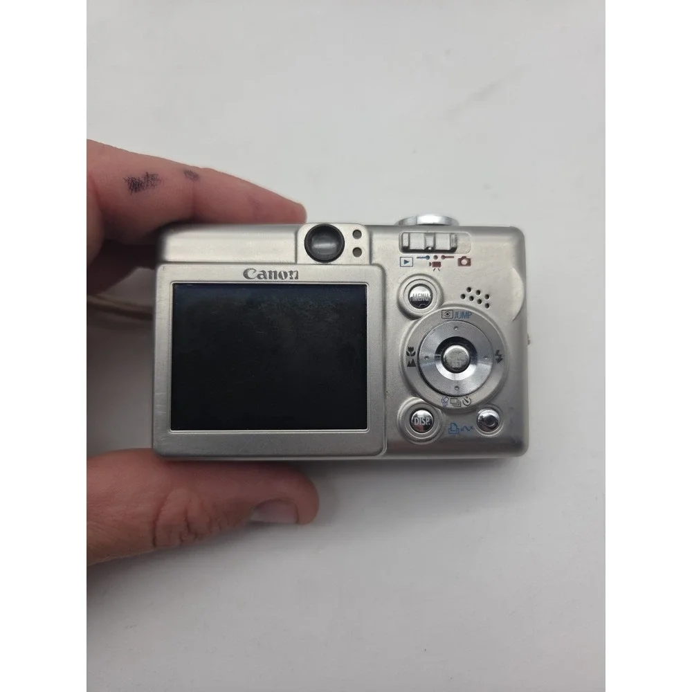 FOR PARTS/REPAIR - Canon PowerShot SD400 Digital ELPH Camera 5.0MP Silver